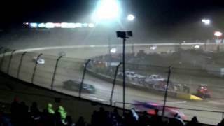 CrazyJohn Videos Eldora 2015 James Rice hard into the wall