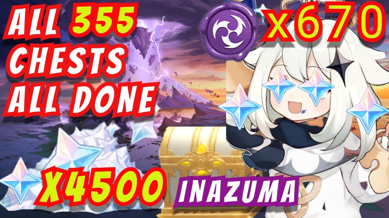 ALL CHEST LOCATIONS IN INAZUMA 100 EXPLORED GENSHIN IMPACT YouTube