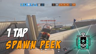 Rainbow Six Siege #23 1Tap Spawn Peek