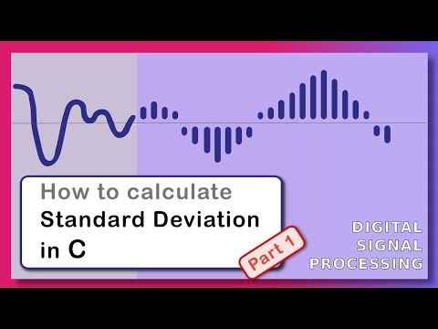 Standard Deviation in C