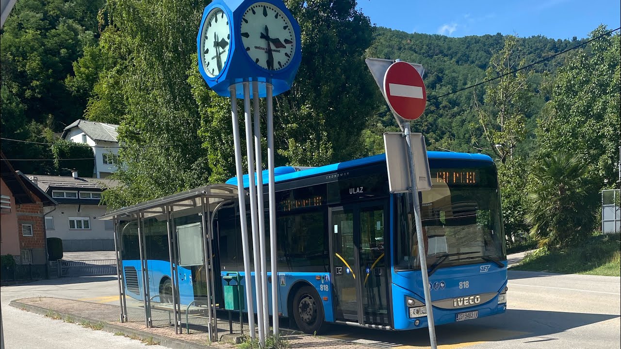 Zagrebačka autobusna linija 124 / Zagreb bus line 124 | Gornji Stenjevec-Črnomerec
