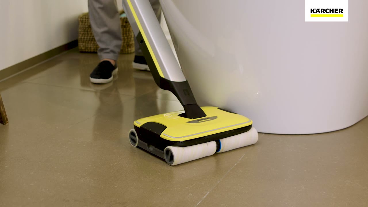 Kärcher FC 7 BatteryPowered Hard Floor Cleaner YouTube