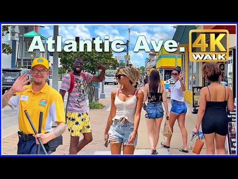 【4K】WALK Virginia BEACH Va USA 4k video US Travel vlog HDR