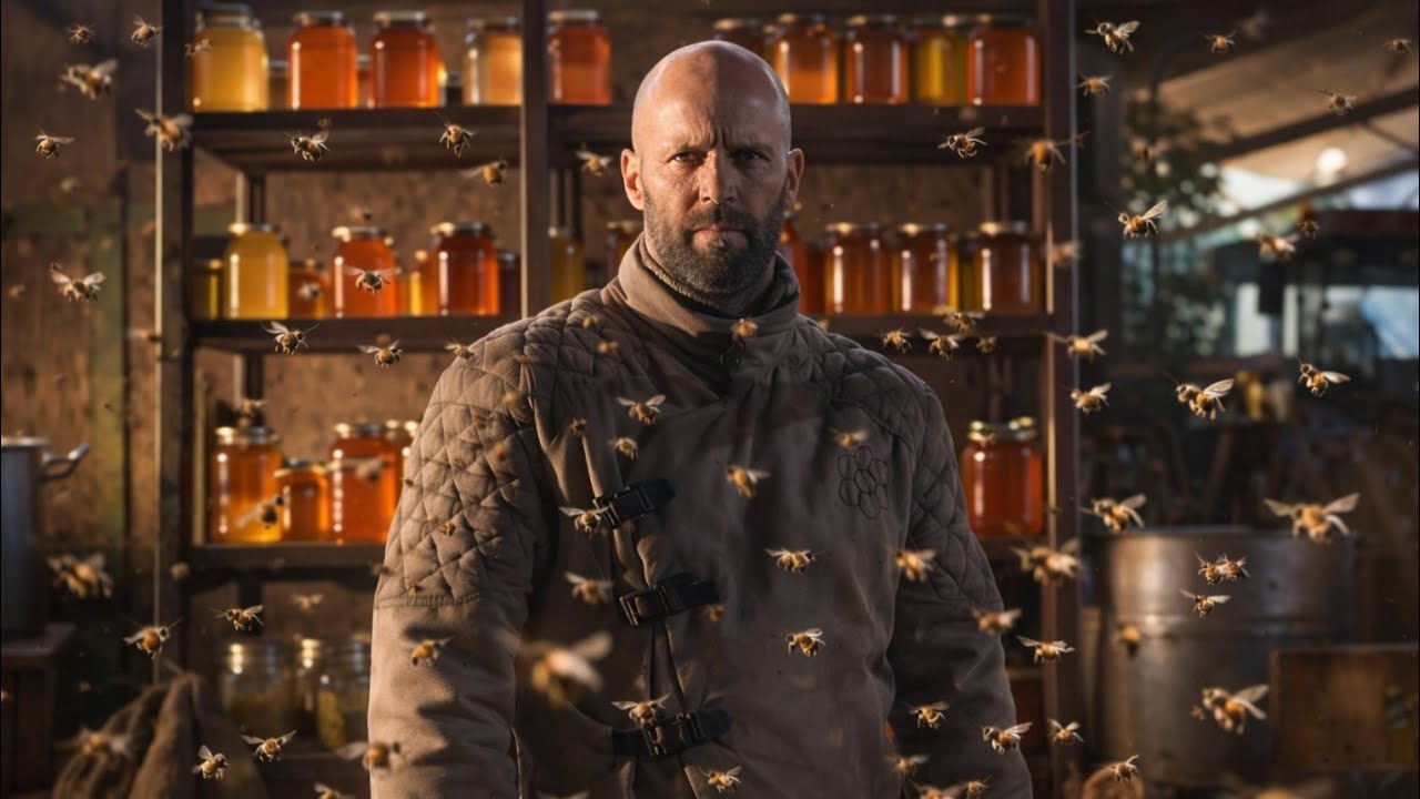 فكروا انه مزارع نحل عادي بس طلع آلة انتقام ما بترحم 🐝🔥 | ملخص فيلم The Beekeeper