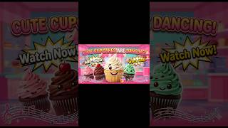 Five little Cupcakes rhyme 🧁 #youtubeshorts #viralvideo #3danimation