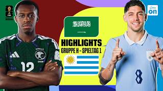 Saudi-Arabien vs. Uruguay: HIGHLIGHTS - Torwart hält das Ergebnis fest! | FIFA WM 2026 - Spieltag 1