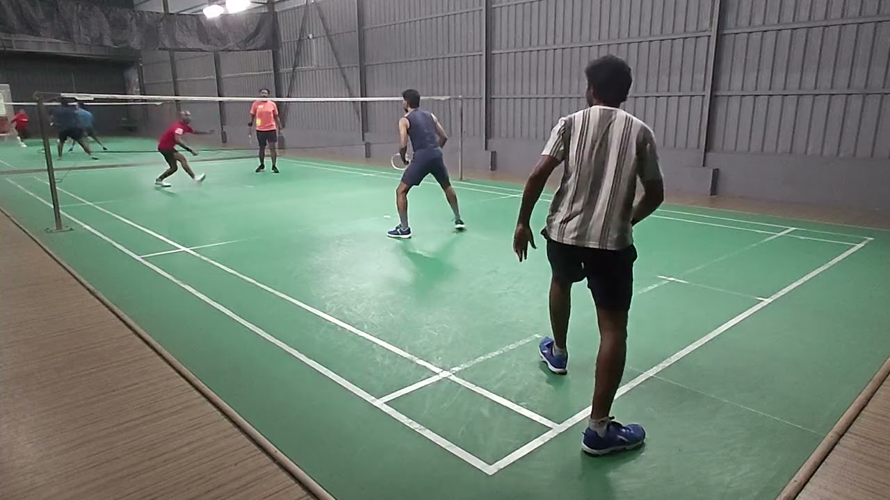 Badminton Doubles | Jhon & Dinesh Vs Bharath & Shan