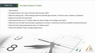MODULE 2   THE PROFICIENCY PART 6 22 Pre Open Routine of Trader