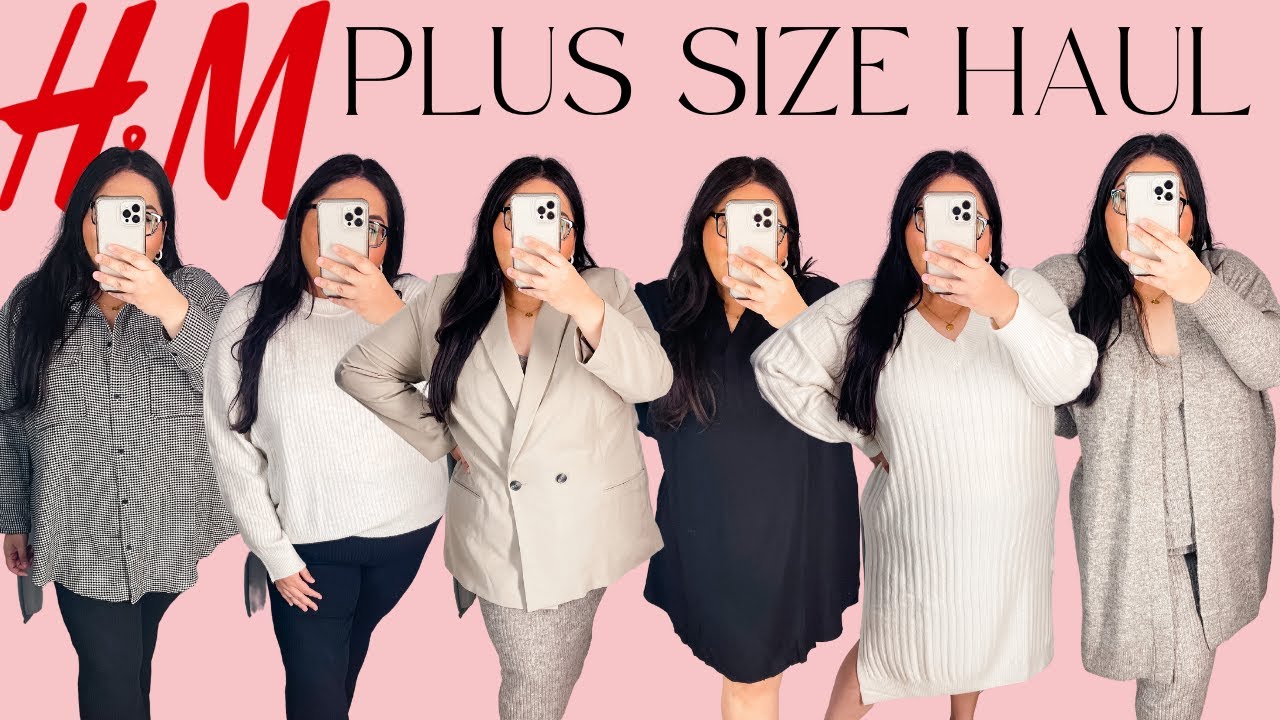 new-h-m-plus-size-try-on-haul-2022-i-autumn-winter-outfit-inspiration-i
