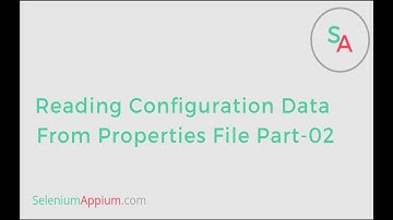 Cucumber Selenium Tutorials - Reading configuration data from properties file part 02