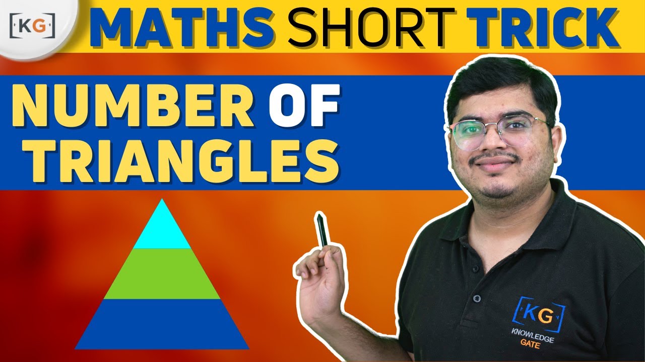 How to count number of triangles in a figure ? - YouTube