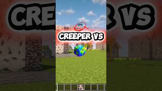 Creeper vs world #creeper #minecraft