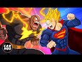 JUSTICE LEAGUE vs BLACK ADAM [ DBZ STYLE ]