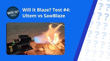 Will it Blaze? Test 4: Ultem. Champion Fighting Robot SawBlaze Blazes up Common Materials