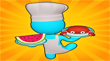 👨‍🍳 Idle Beach Inc: Cooking Tycoon 🦐 GAMEPLAY (Android, iOS)