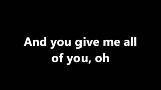 John Legend All Of Me Lyrics Youtube