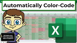 Automatically Color Code Specific Words in Excel
