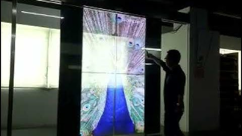 OLED door transparent