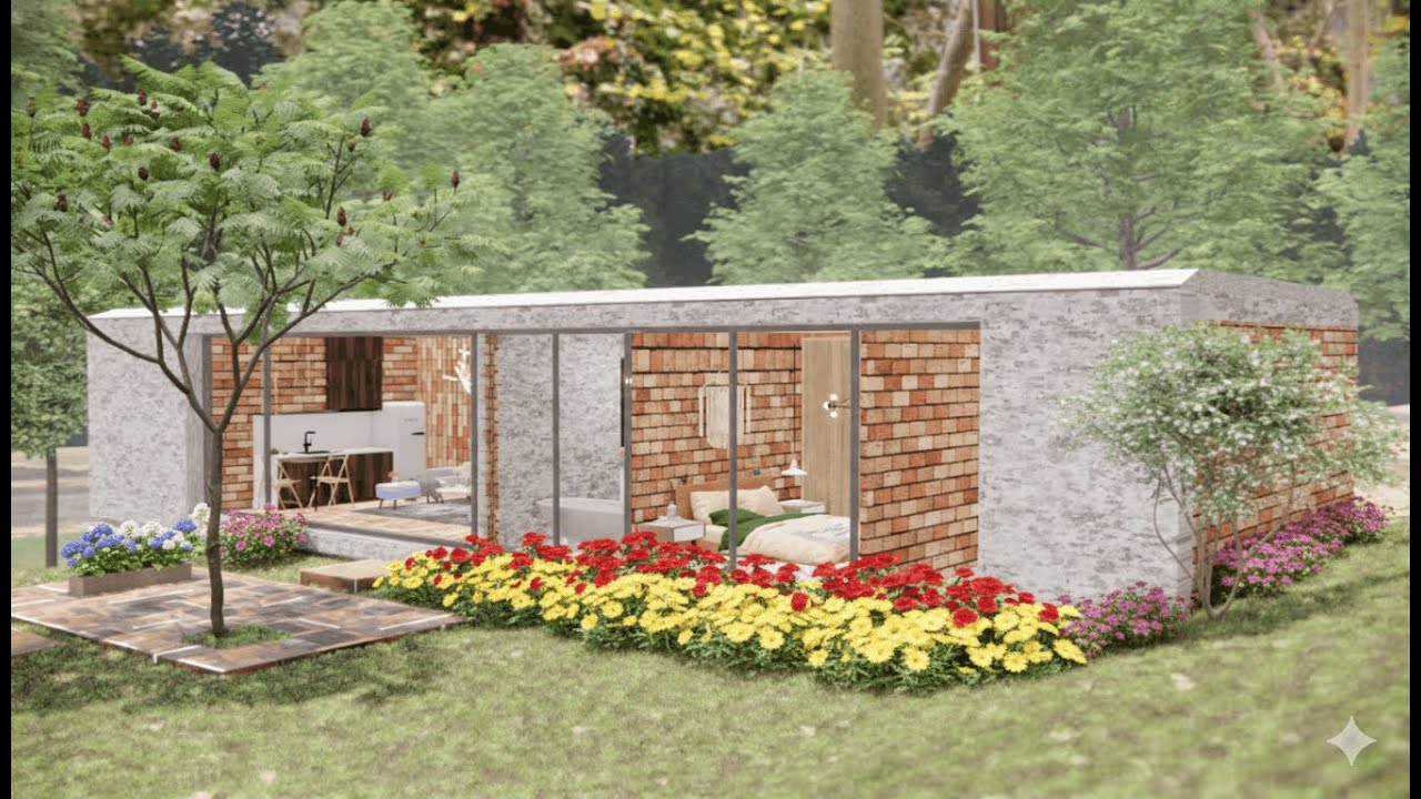 Charming Small Home Design 6 x 18 Meters (20 x 59 ft) | 108 SQM Modern House