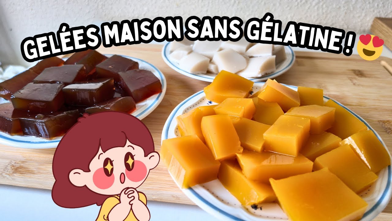 Adieu la Gélatine ! 3 Gelées Vegan Trop Bonnes et Faciles à Faire ! 🍮🌱