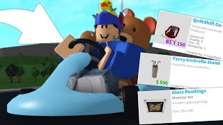 New GO-CARTS UPDATE in Bloxburg! New PAINTINGS, UMBRELLAS, \& MORE!