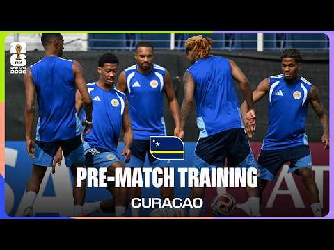 Curacao Train Before Cote d\u0027Ivoire | FIFA World Cup 2026™