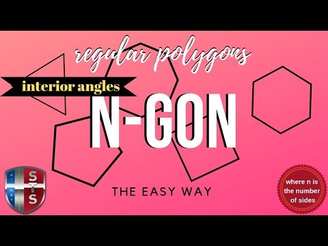 Bagaimana menghitung jumlah interior sudut dari n-gon