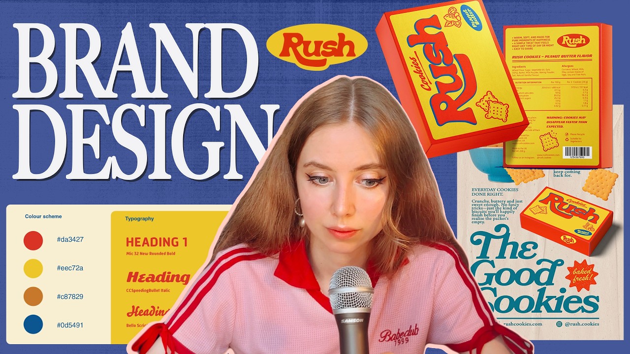 Designing a Brand Identity For a Cookie Brand: From Start to Finish