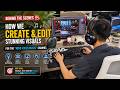 Behind the Scenes 🖼️ How We Create and Edit Stunning Visuals for the "Mind Focus Music" Channel