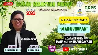 LIVE - Kebaktian Berbahasa Simalungun GKPS Citeureup - Minggu, 12 Juli 2026 | Pdt. Darwita H. Purba screenshot 4