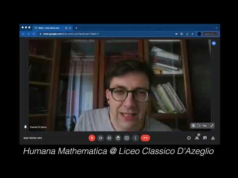 New Update Humana Mathematica: terzo incontro