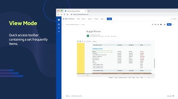 Using the quick access toolbar in Polaris spreadsheet view mode