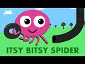 Itsy bitsy spider  childrens nursery rhyme  the nursery channel