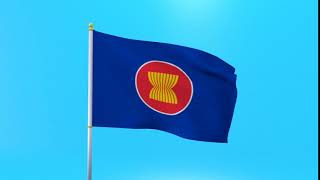 Details Asean flag animated low poly 3D model News