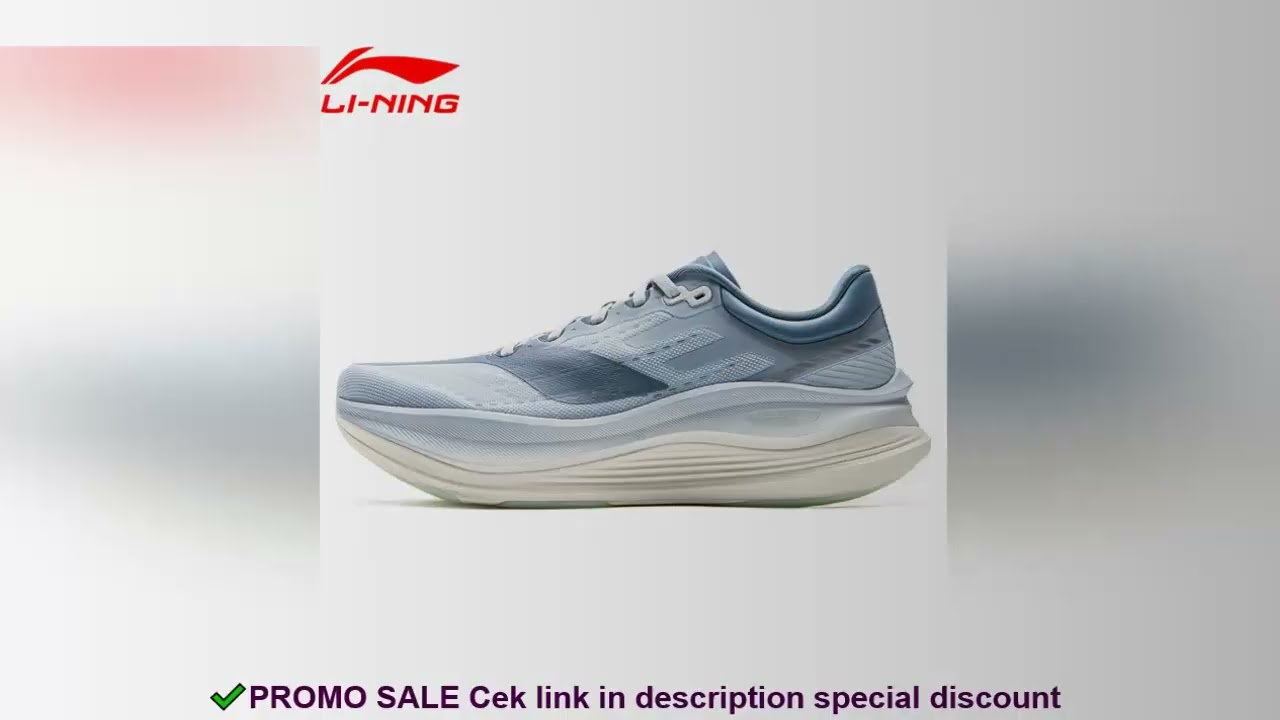 LiNing Men's YUEYING 5 PRO Running Shoes SUPER BOOM Lightweight Reflective Cushioning Protect LiNing