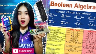 Boolean Algebra ft. Double Inversion | Absorption | Distributive Law