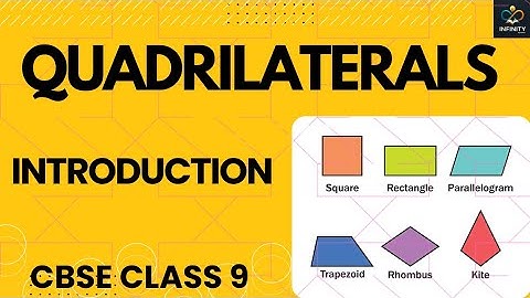 Class 9 Maths Chapter 8 | Quadrilaterals- INTRODUCTION | New NCERT | CBSE | INFINITY by Vishali