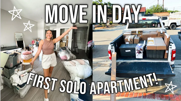 MOVING INTO MY FIRST SOLO APARTMENT 2022!!