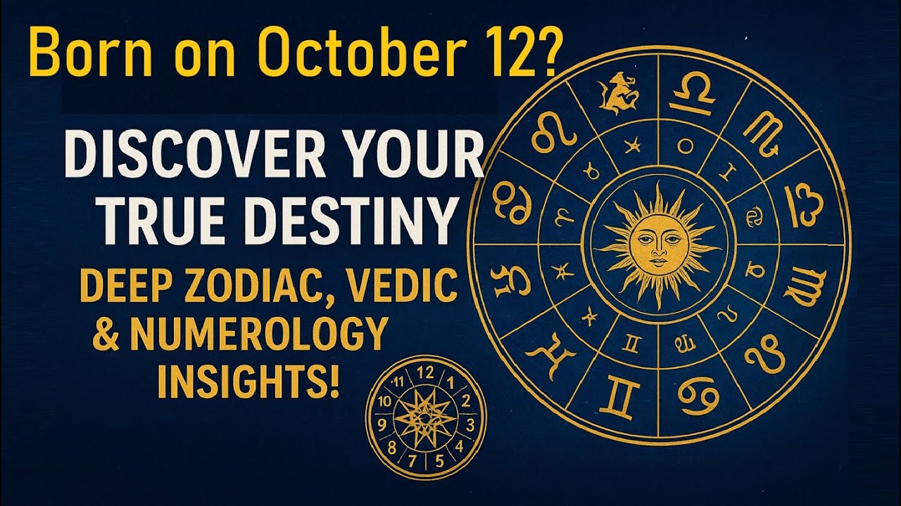 Born on October 12?  Western, Vedic, Druid, Flower & Stone Horoscopes