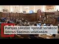 Kuri Kandidāti Vedīs Partiju Sarakstus Gaidāmajās Saiemas Vēlēšanās
