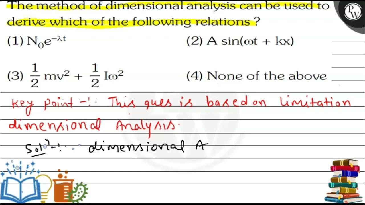 The method of dimensional analysis can be used to derive which of t