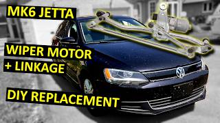MK6 Jetta DIY Wiper Motor + Linkage Replacement