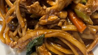 Homemade Chicken Lo Mein