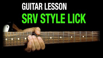 SRV Lick in E