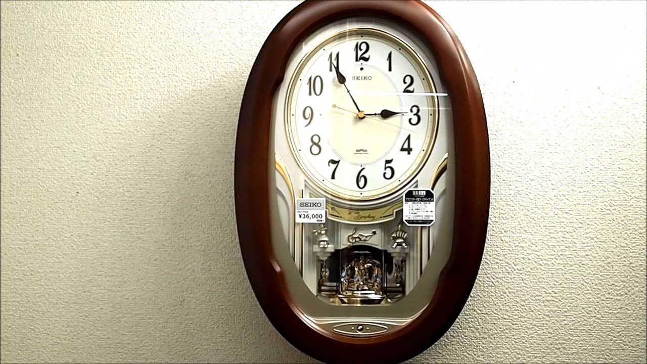 SEIKO CLOCK 電波掛時計 AM233G [ウェーブ シンフォニー] - 掛時計/柱時計