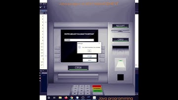 ATM MANAGEMENT SYSTEM IN JAVA PROGRAMMING LEARN WITH RANJEET.  #coding #bca #bcaprojects #code