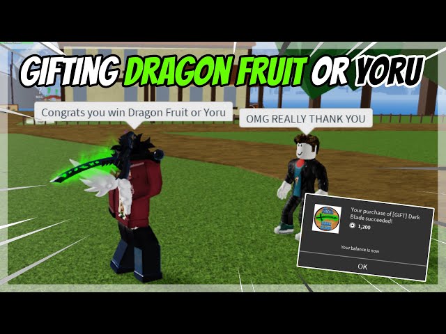 X 上的Finnegan Glockenson III：「#ROBLOX #BloxFruits I found a uo uo no Mi (dragon  dragon fruit) at fountain city and gave it to someone as christmas present   / X