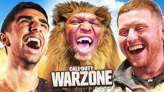 KSI THE LION! - WARZONE w/ JJ, Ethan & Randolph