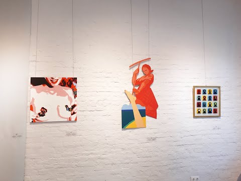 Pop art exhibition  in Portal 11 Art Gallery/Ukraine