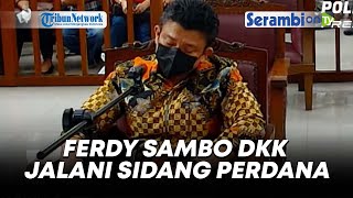  Breaking News Ferdy Sambo Dkk Jalani Sidang Perdana Kasus Pembunuhan Brigadir J